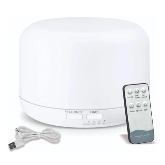 STO279-300 - Difusor Eletrico Aroma Ultrassonico Com Led 300 ml Branco