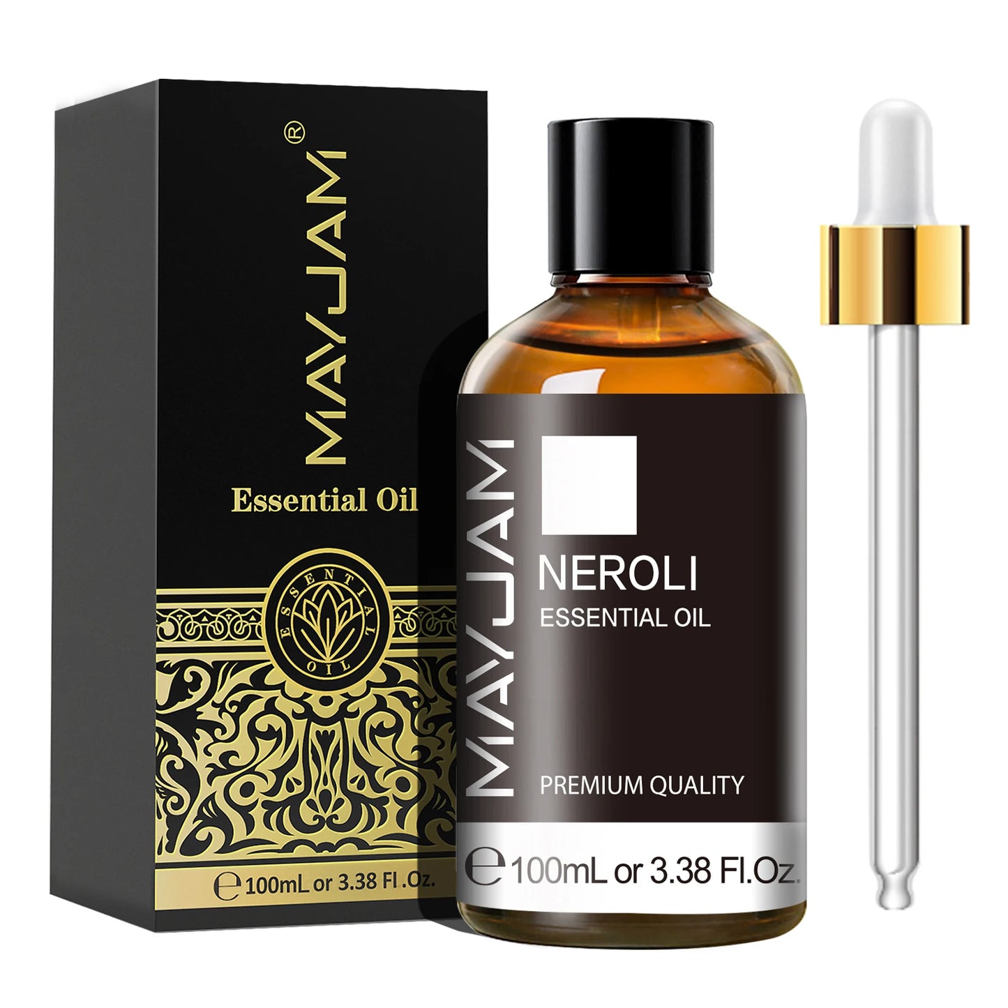 Óleo Essencial Mayjam 100ml – Aromaterapia Premium com Conta-gotas
