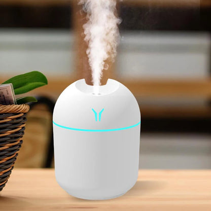 Umidificador de Ar USB 250ml com Difusor de Aromas e LED