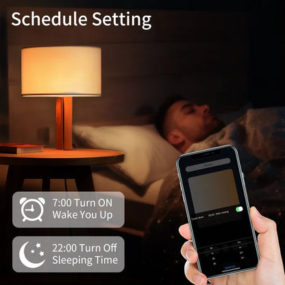Lâmpada LED Inteligente Wi-Fi 12W/15W/20W – Controle por Voz via Alexa e Google Assistente