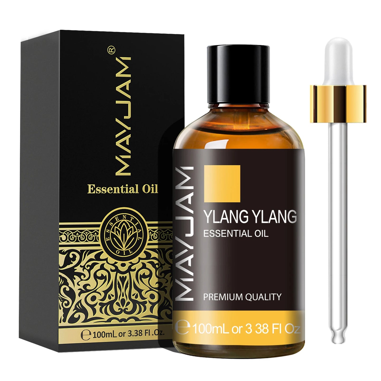 Óleo Essencial Mayjam 100ml – Aromaterapia Premium com Conta-gotas