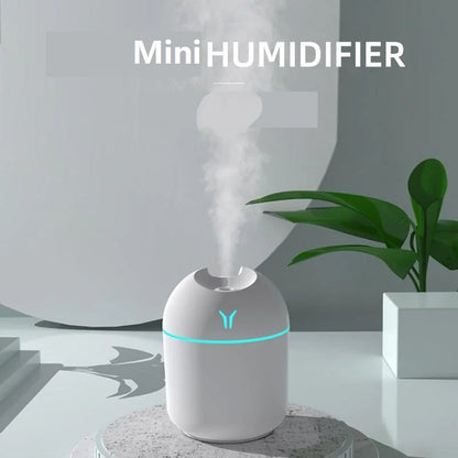 Umidificador de Ar USB 250ml com Difusor de Aromas e LED